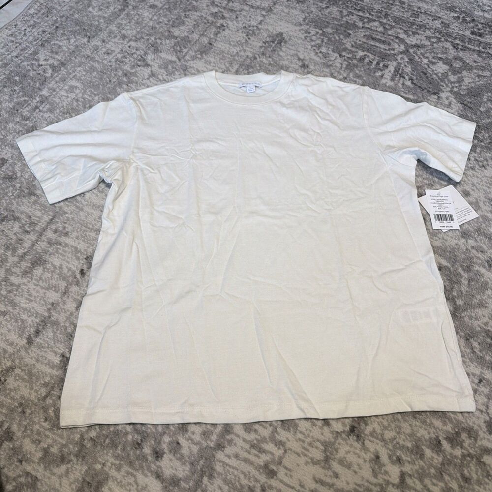 Beyond Yoga SoftKnit Men's Cotton Tee Crisp White S